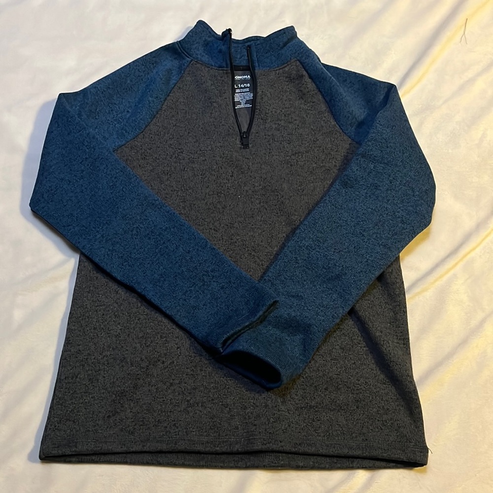 1/4 zip up long sleeve.